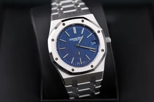 AP Royal Oak Jumbo 16202BC White Gold Blue Dial