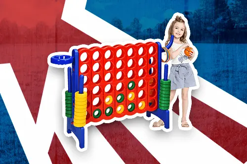 Jumbo Connect 4 outdoor game rental