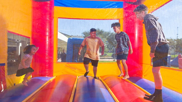 We have bouncy house rentals for your next party. Perfect for a bounce house birthday party or school event.