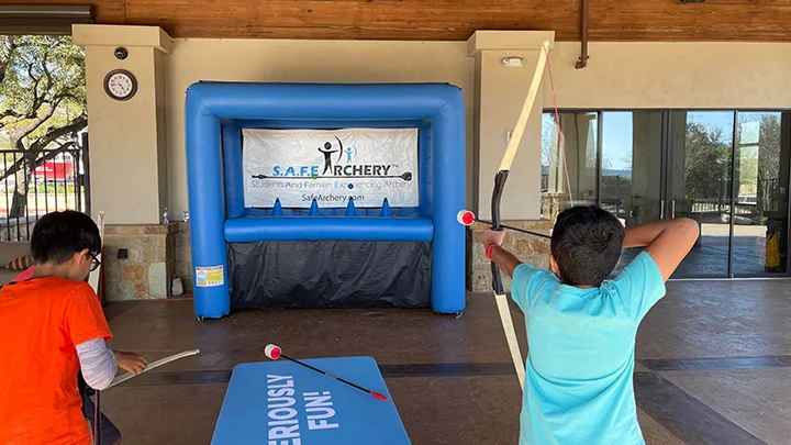 Rent a archery hoverball unit from us today.