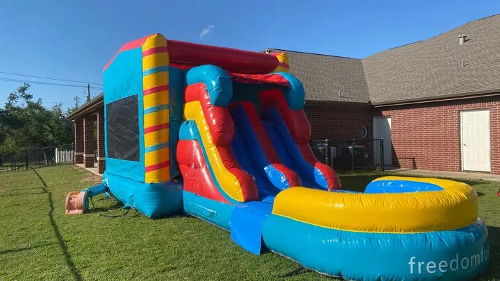 Rent a bounce house today with Freedom Fun USA. Perfect for a bounce house birthday party or school event.