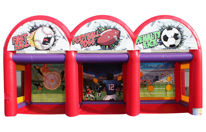 Inflatable sports throw rental