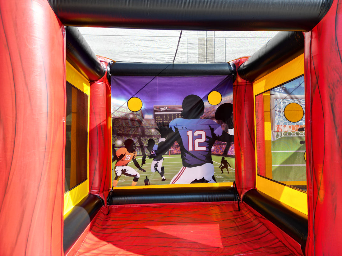 Football toss rental