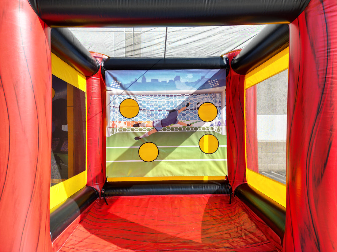 Sports throw interactive game rental inflatable