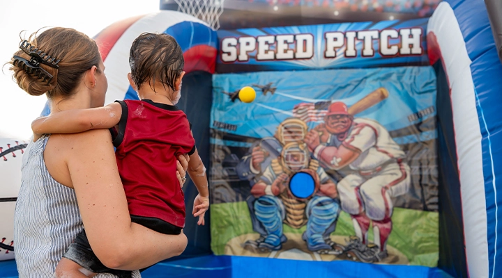 Inflatable sports shooting game in Sarasota, FL