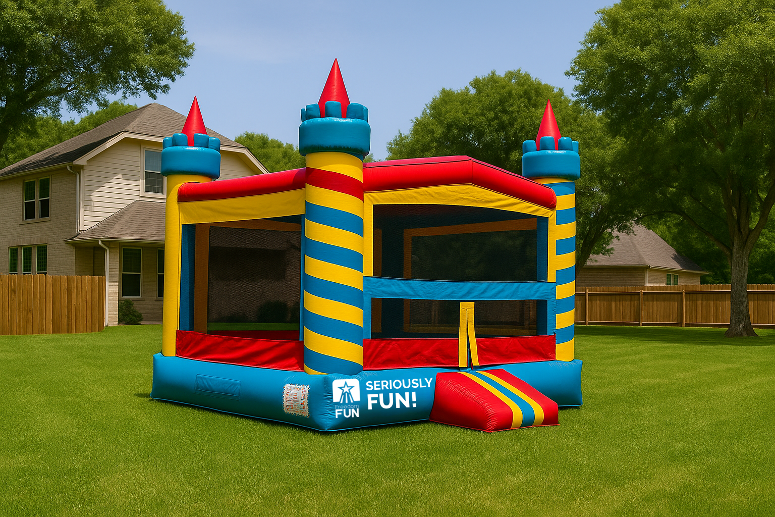 Freedom Fun USA offers bounce house rentals. Perfect for a bounce house birthday party or school event.