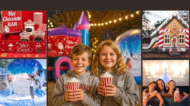 A fun party hosted by Freedom Fun USA that shows people having fun at a birthday party.