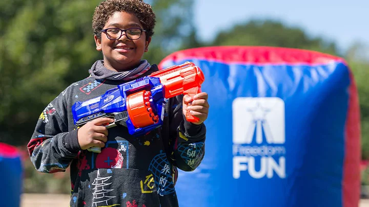 Freedom Fun USA Nerf wars rental delivered.