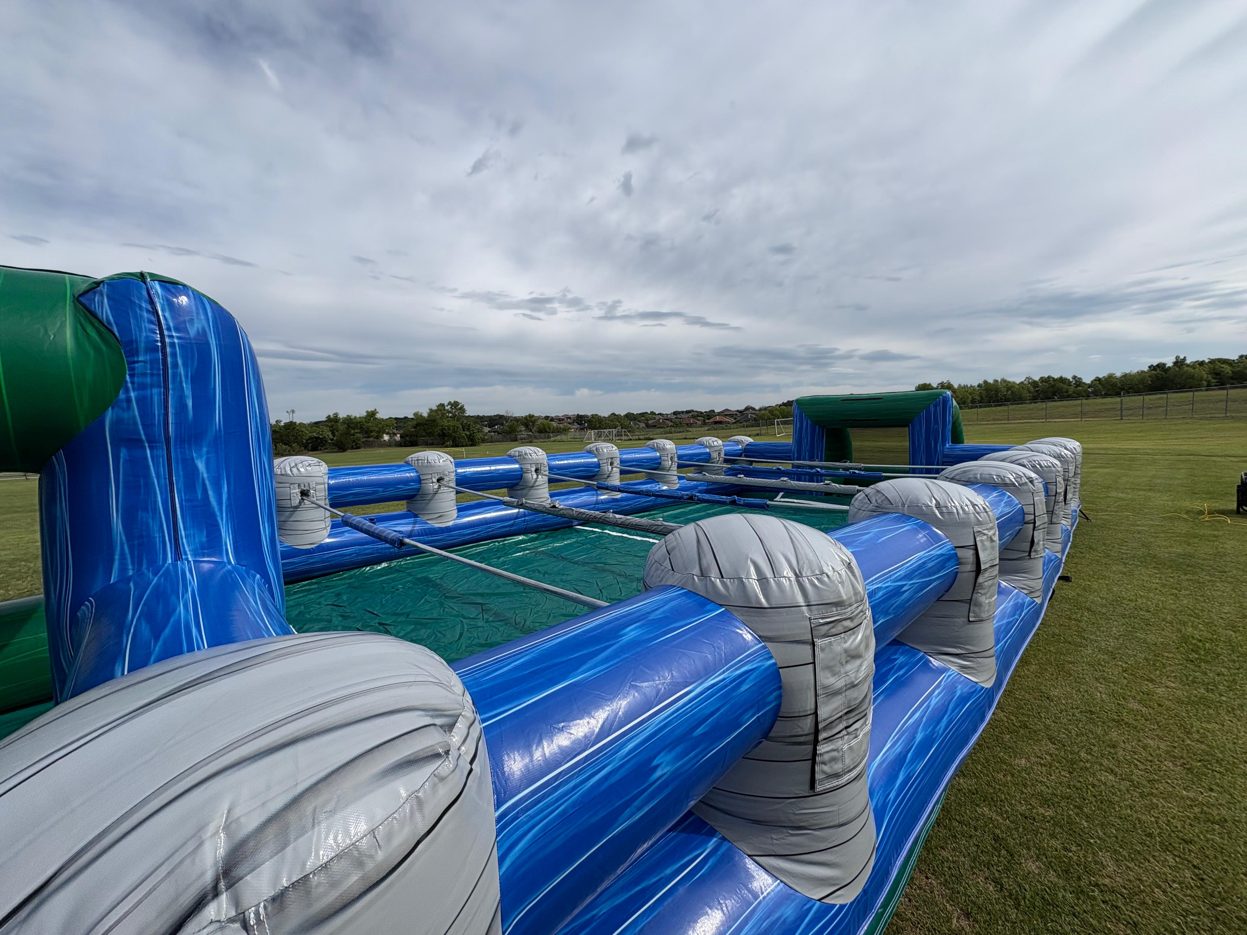 Foosball soccer inflatable interactive