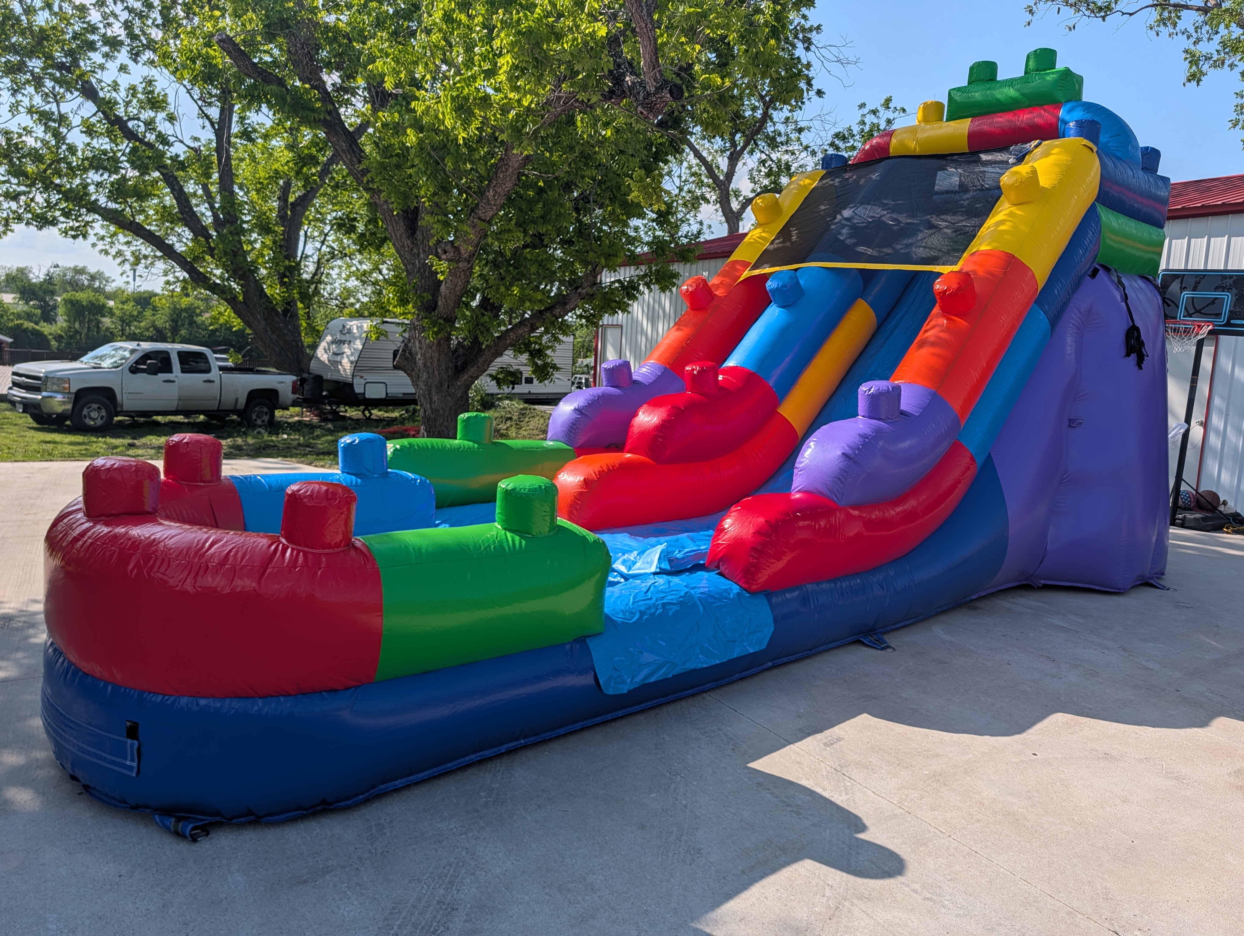15ft waterslide rental for a birthday party in Temple, TX
