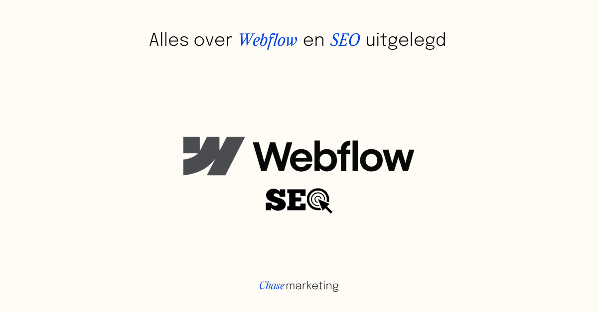Alles over Webflow en SEO uitgelegd!