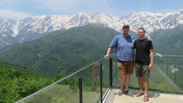 The brothers at Iwatake Mountain Harbor