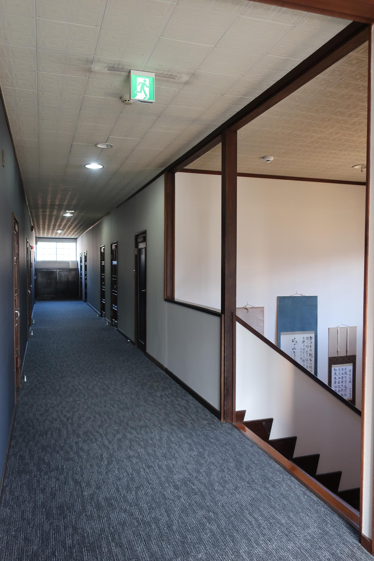 A view of the second floor hallway at Starfall