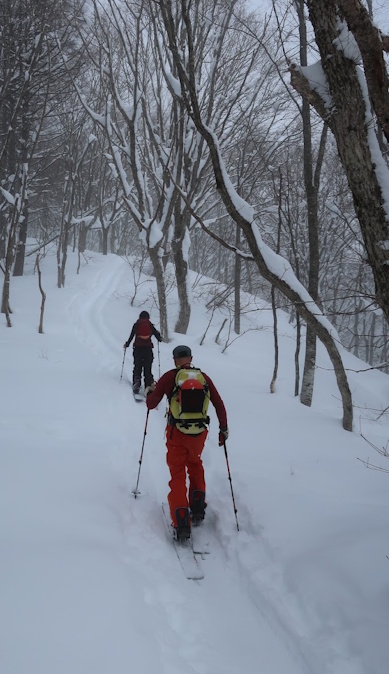 Hiking in the backcountry
