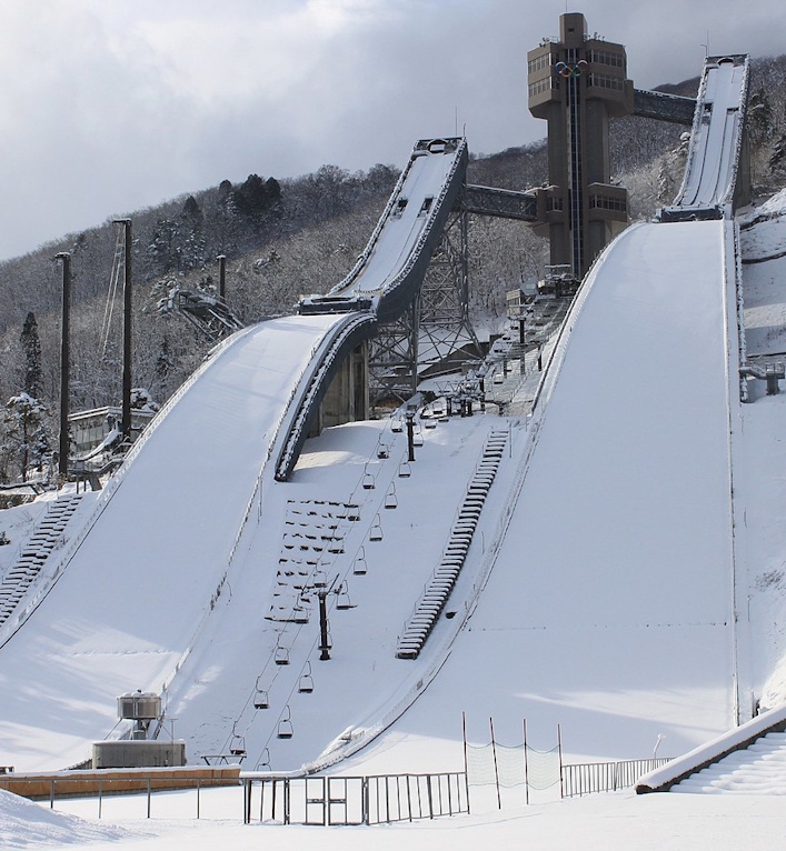 Hakuba Olympic ski jumps