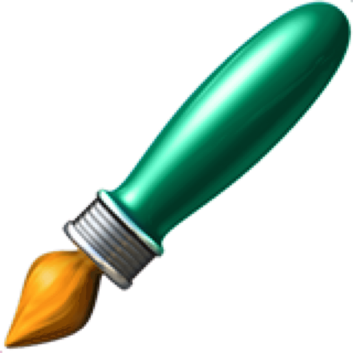 Emoji paint brush