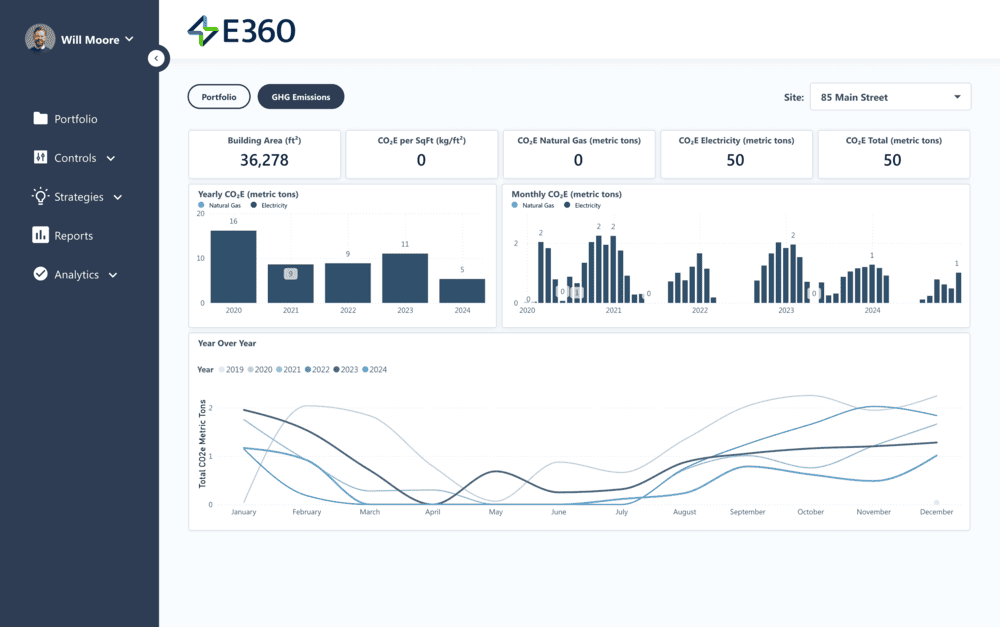 E360 GHG Emissions Dashboard