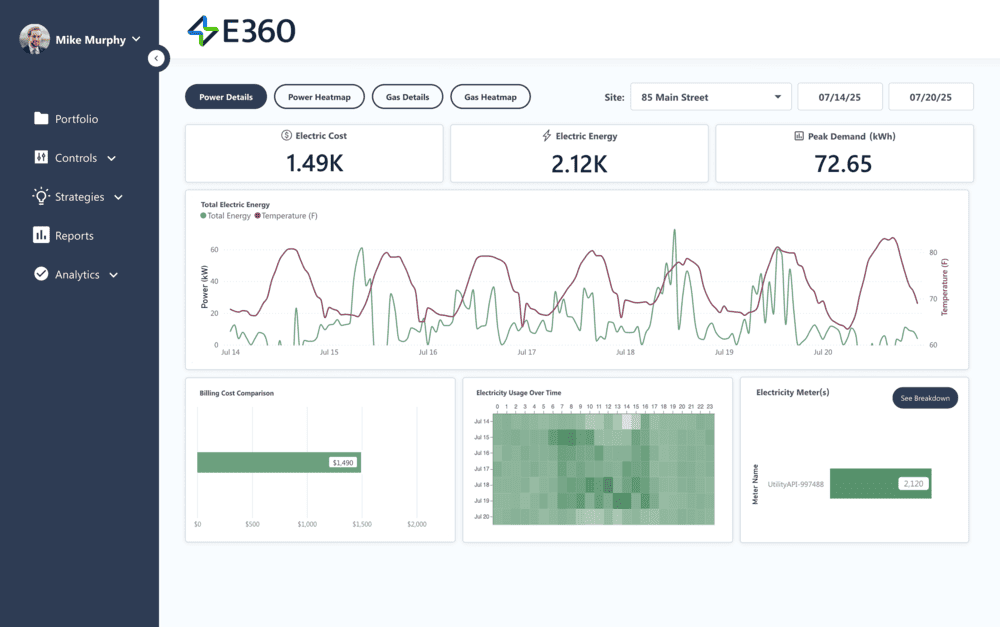 E360 Utility Data Dashboard