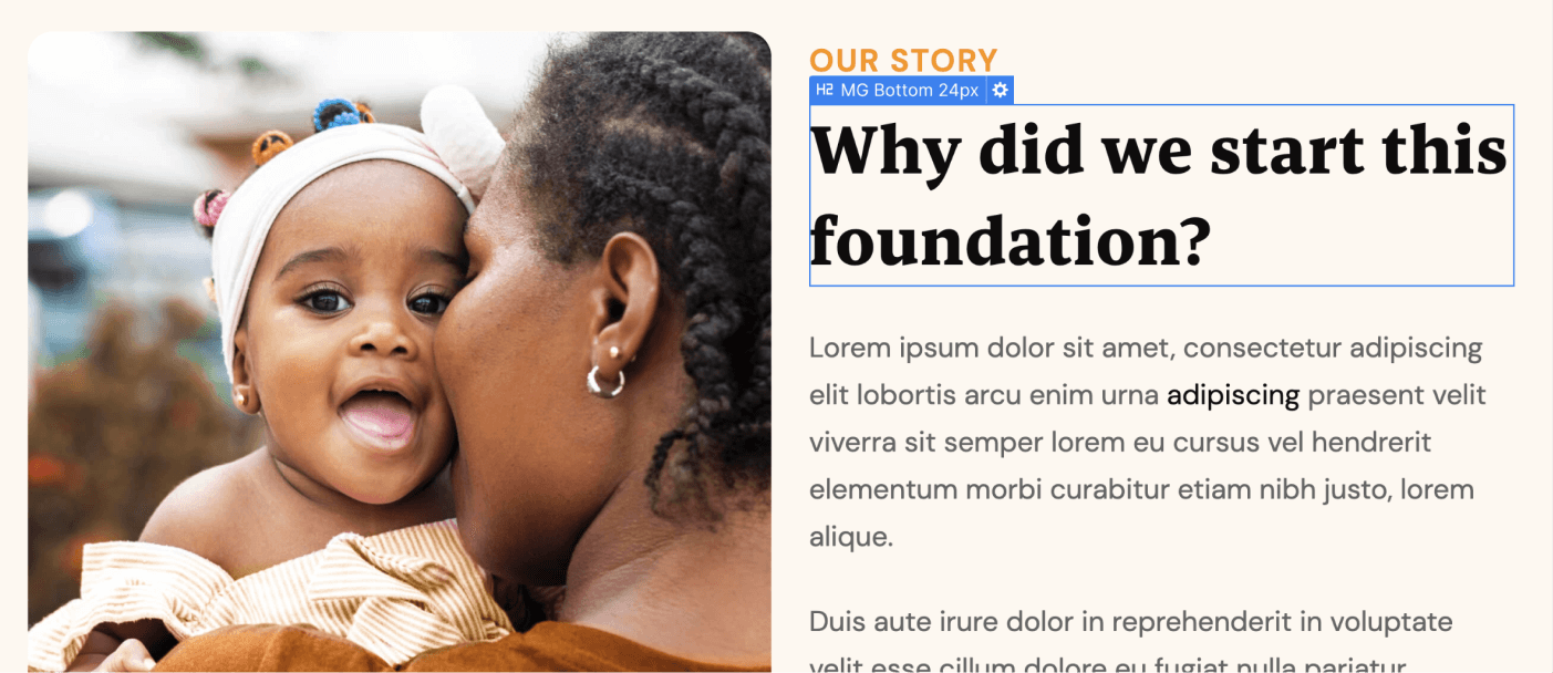 Static Content - Philanthropy X Webflow Template