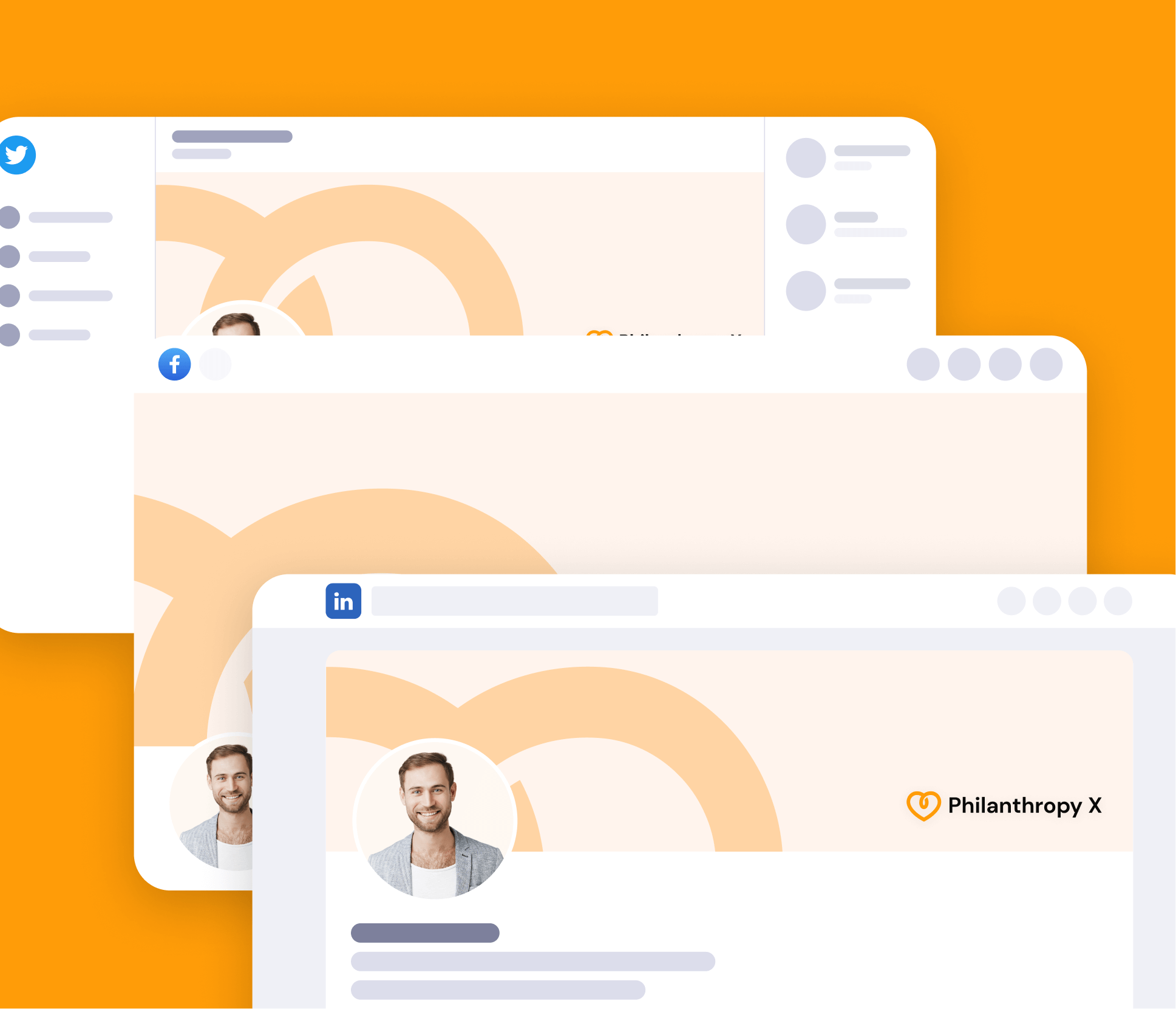 Philanthropy X - Social Media Assets - Charity Webflow Template