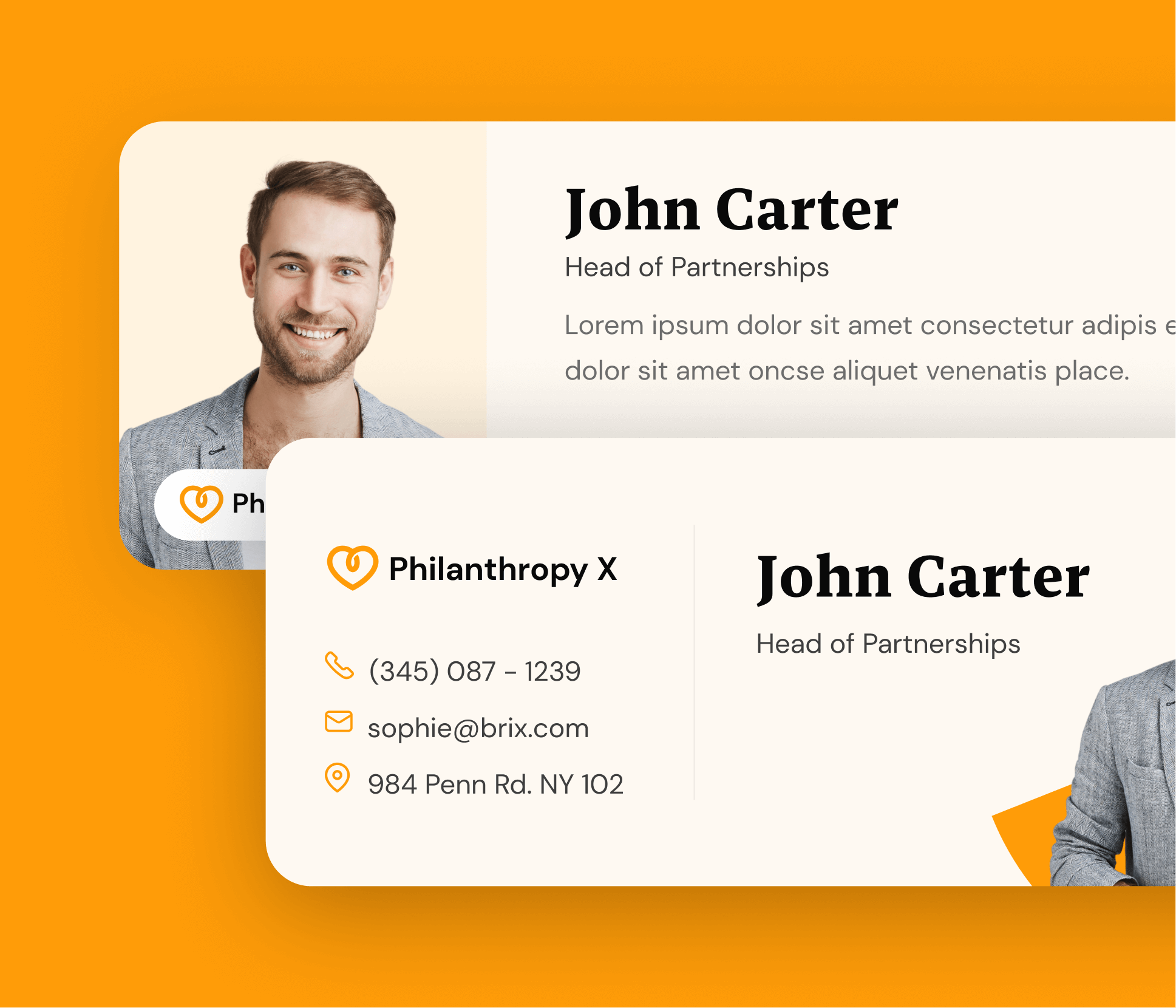 Philanthropy X - Email Signature - Charity Webflow Template