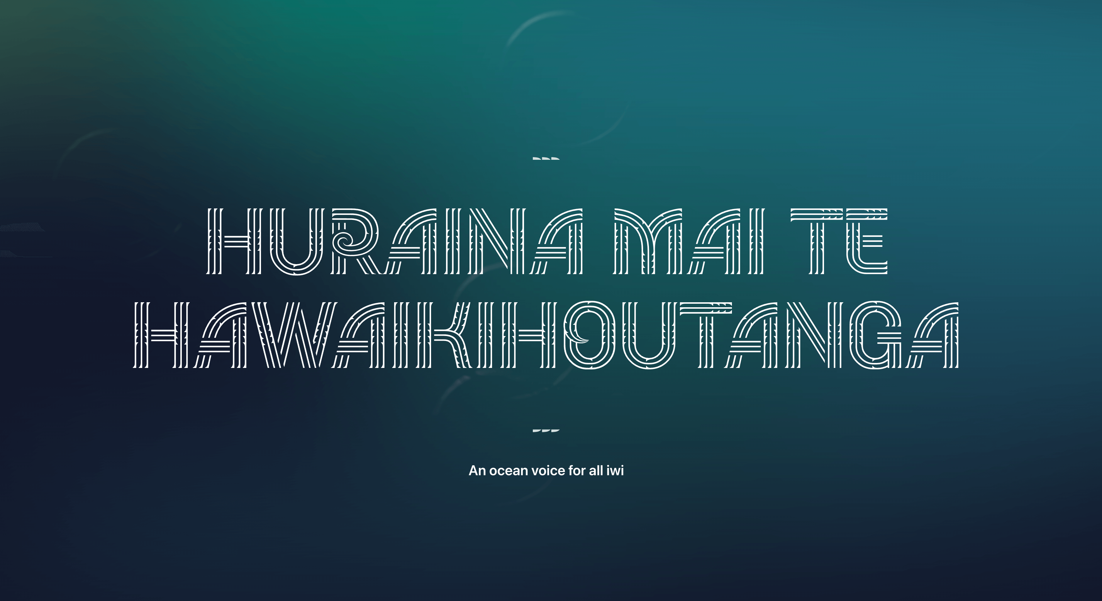 Te Ohu Kai Moana Trust logo
