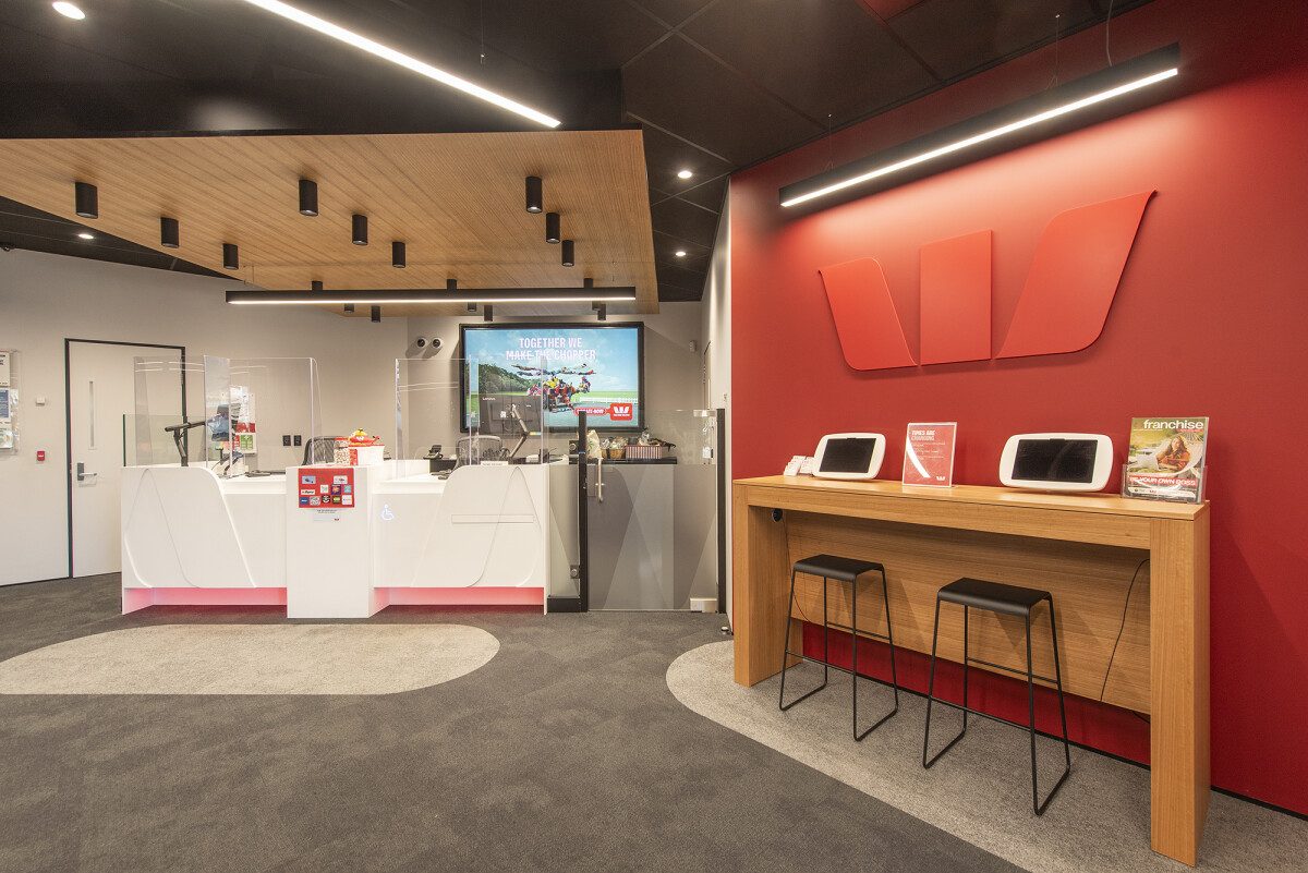 Modern customer service area