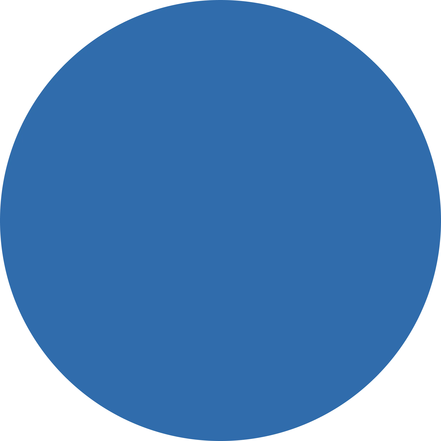 Solid blue circle filling the entire image background.