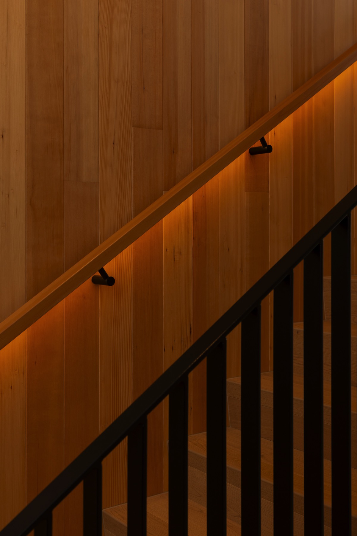 Modern open plan kitchen and dinning area