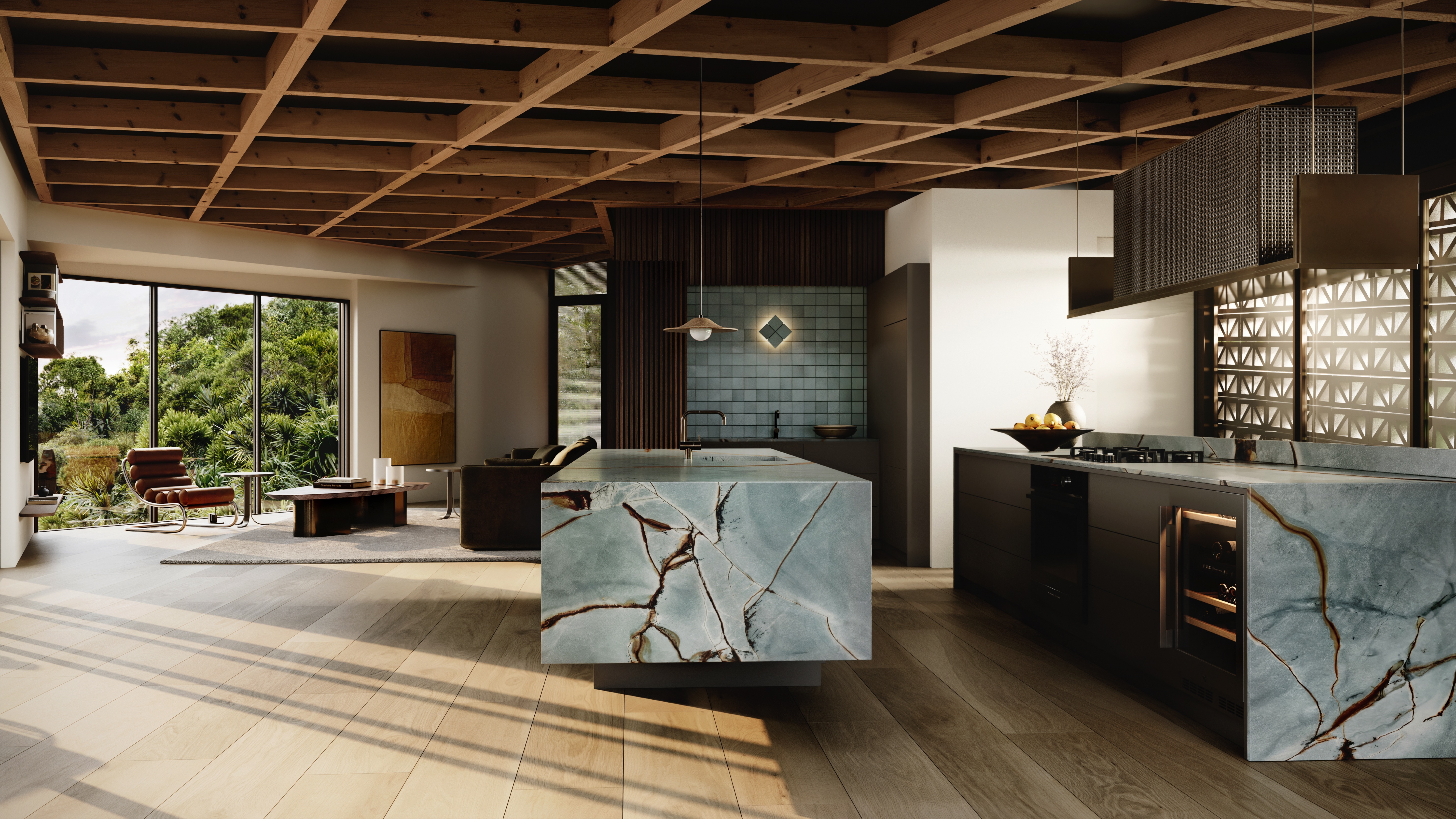 Render of Architectural new home