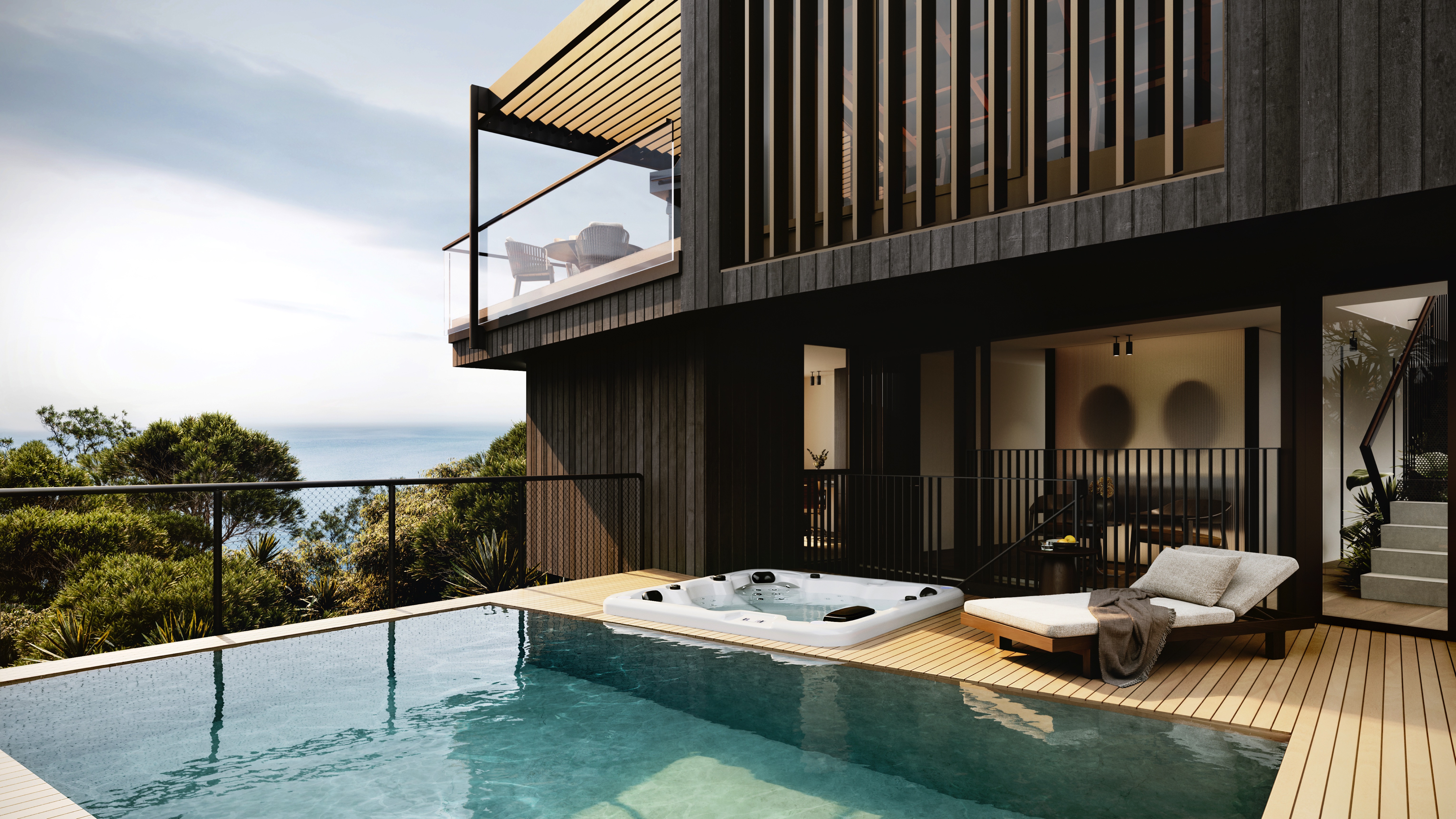 Render of Architectural new home