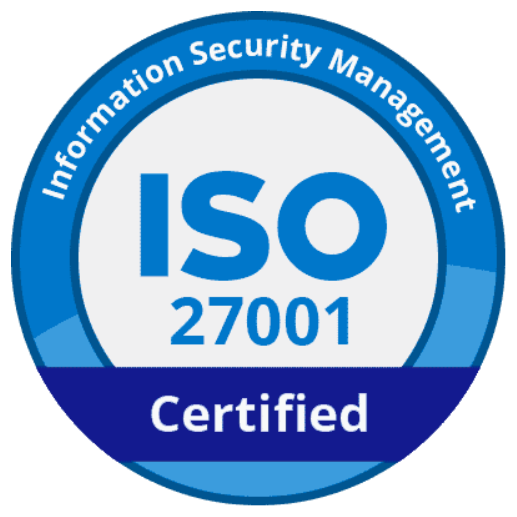 Information Security Management, ISO 27001 Certified