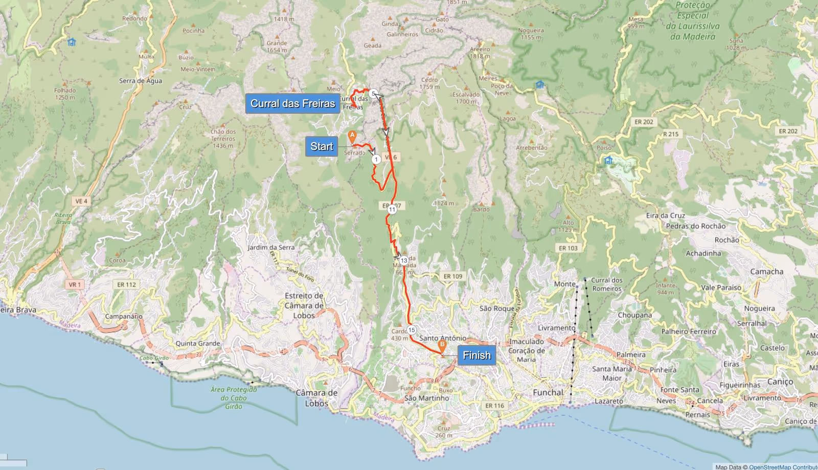 Mystical Nun’s Valley: History & Flavors route map