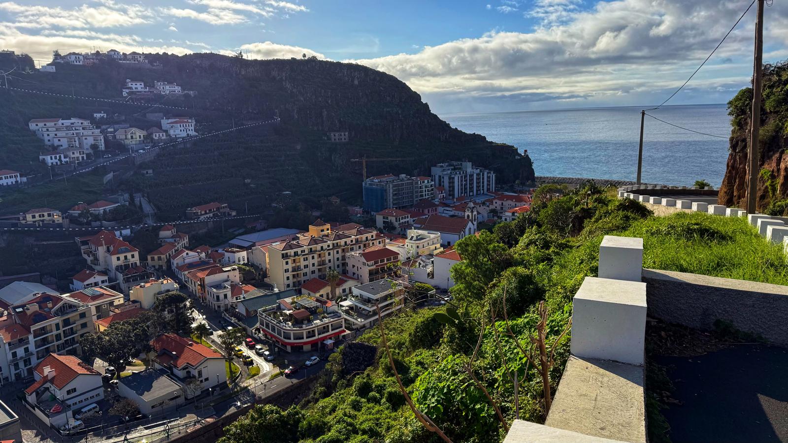 View towards Ribeira Brava from small Viewpoint