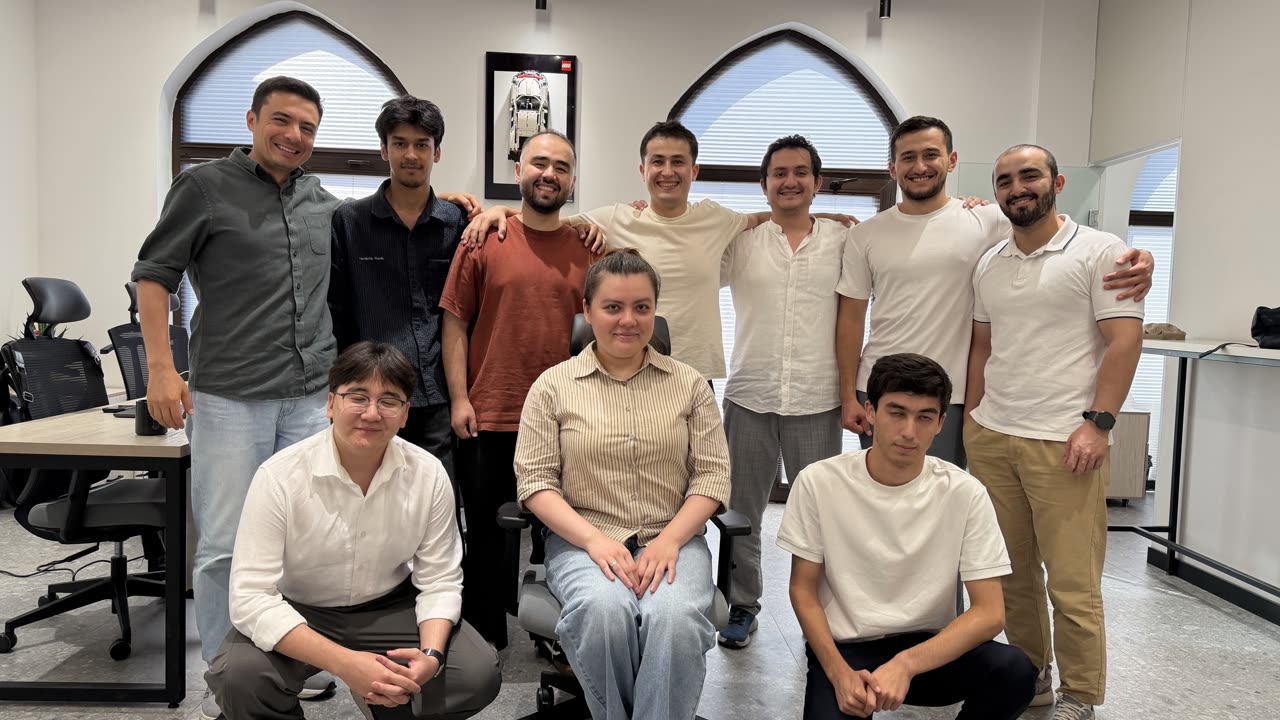The Ayan team together in the Uzbekistan office