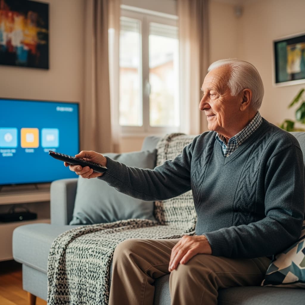 Tecnología adaptada para mayores: TVs y mandos accesibles