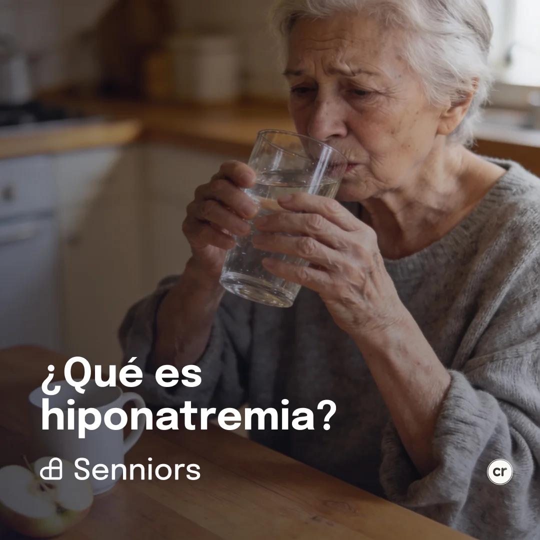 Hiponatremia en personas mayores: por qué beber demasiada agua puede ser peligroso