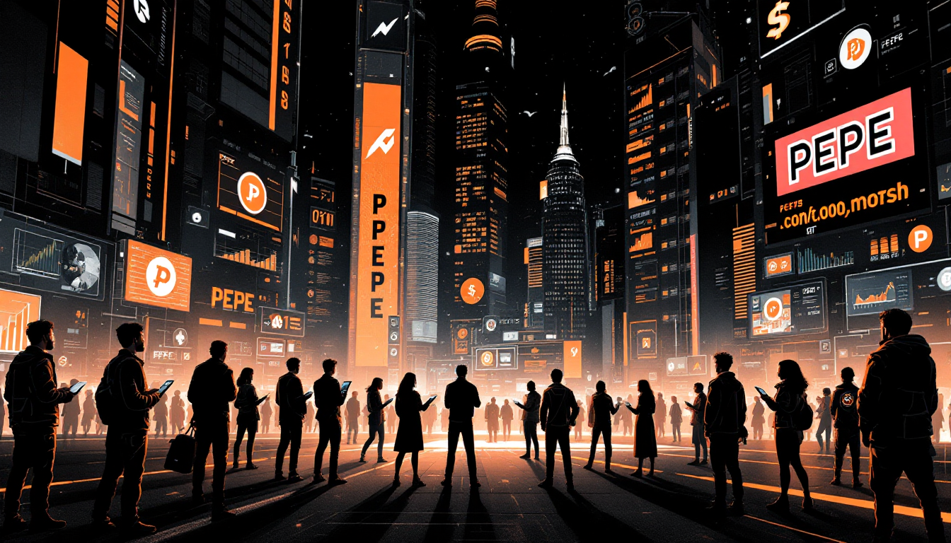 PEPE's rise in the crypto market: A memecoin leveraging community and social media to redefine investment strategies.