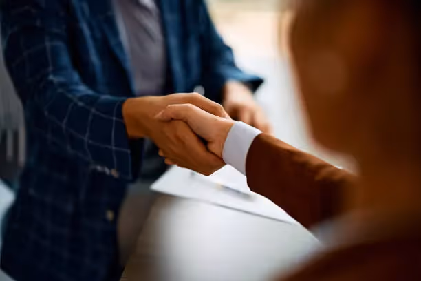 shaking hands