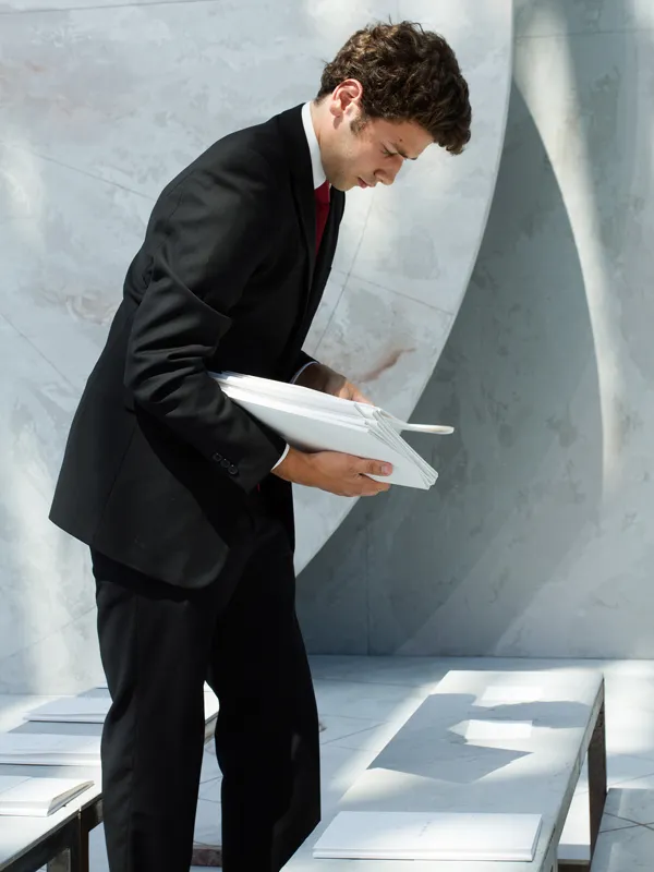 Mise en place de défilé