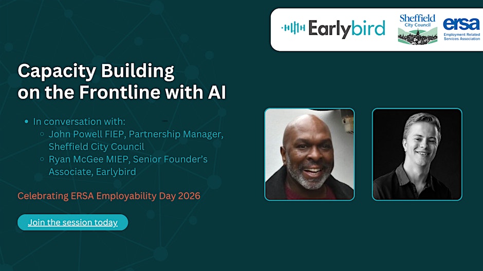 Sheffield City Council and Earlybird Present: Capacity Building with AI on the Frontline of Citizen Services