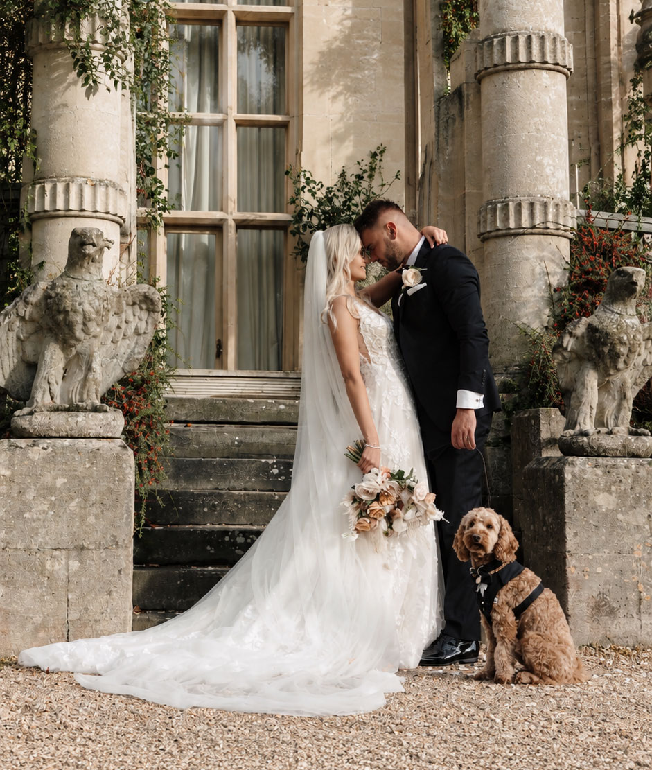 Married couple at Orchardleigh House
