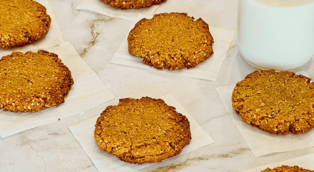 Hazelnut Shortbread Cookies