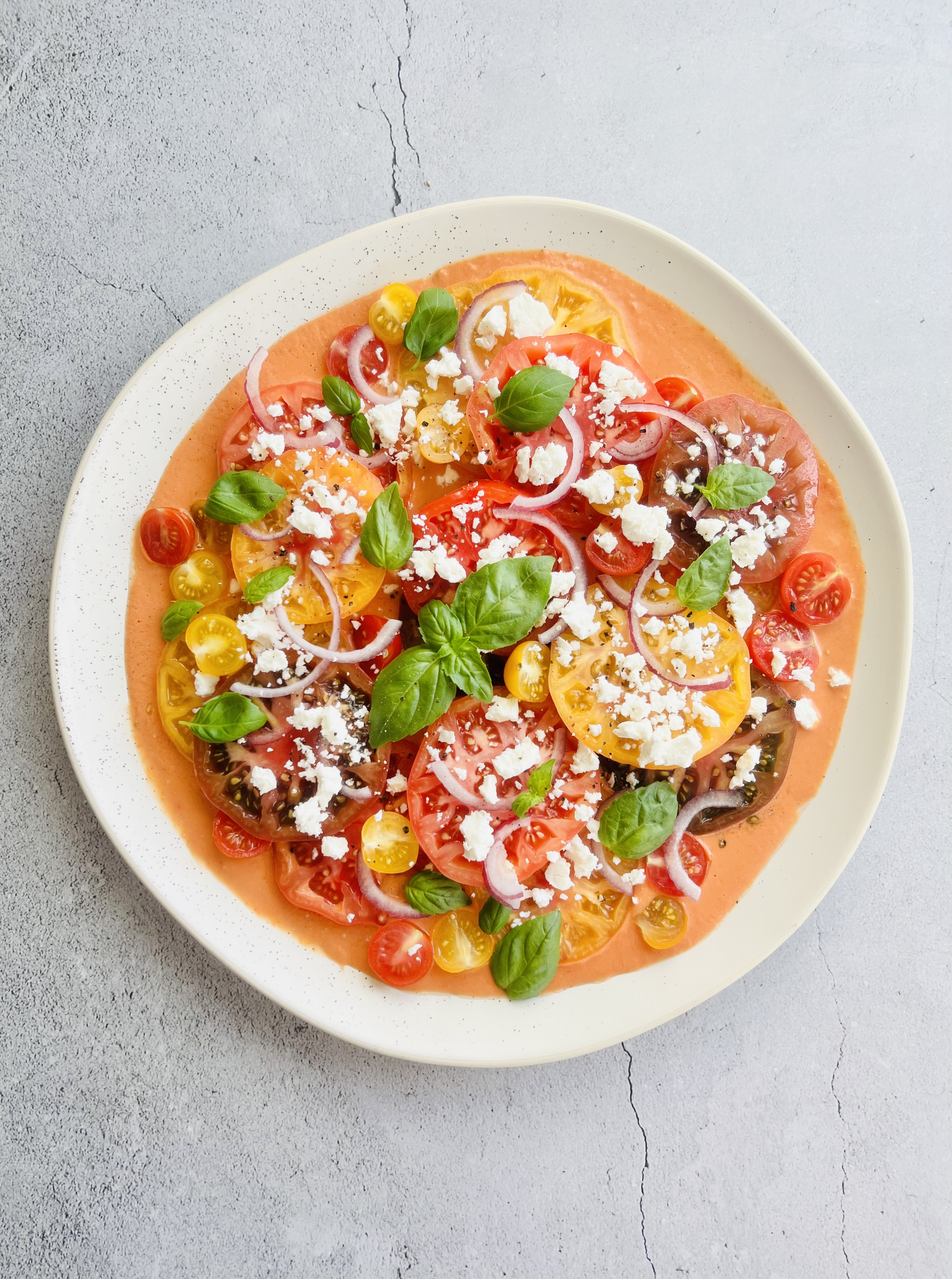 caprese gazpacho