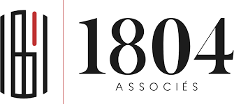 Logo de 1804 Associés avec des initiales stylisées et un texte.