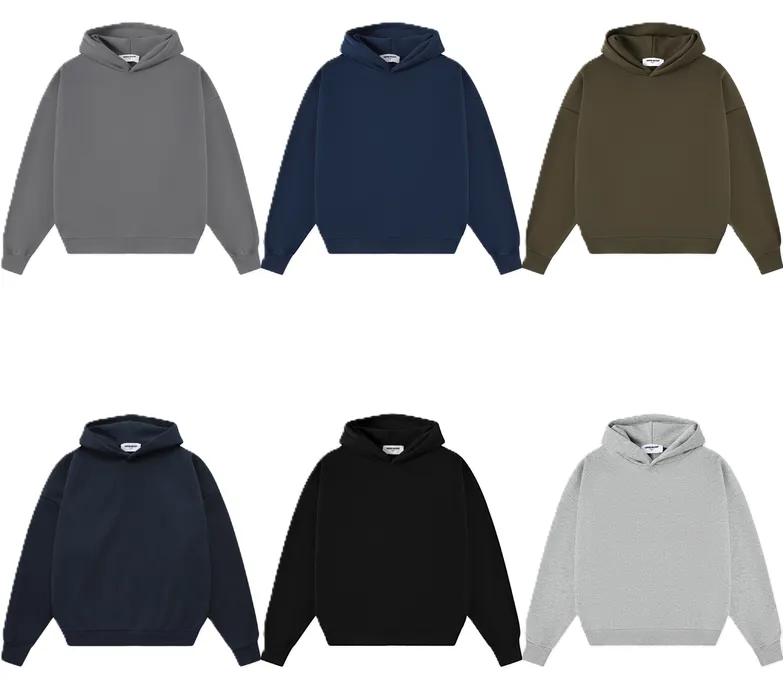 Union Kingdom Oversized Blank Heavy Poly Fleece Hoodies (7 Variants)