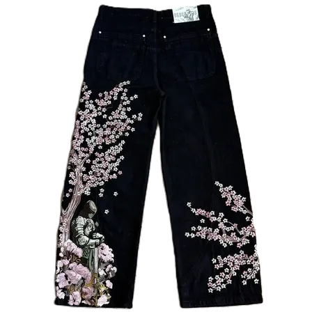 Vescartes Sakura Knight Baggy Jeans