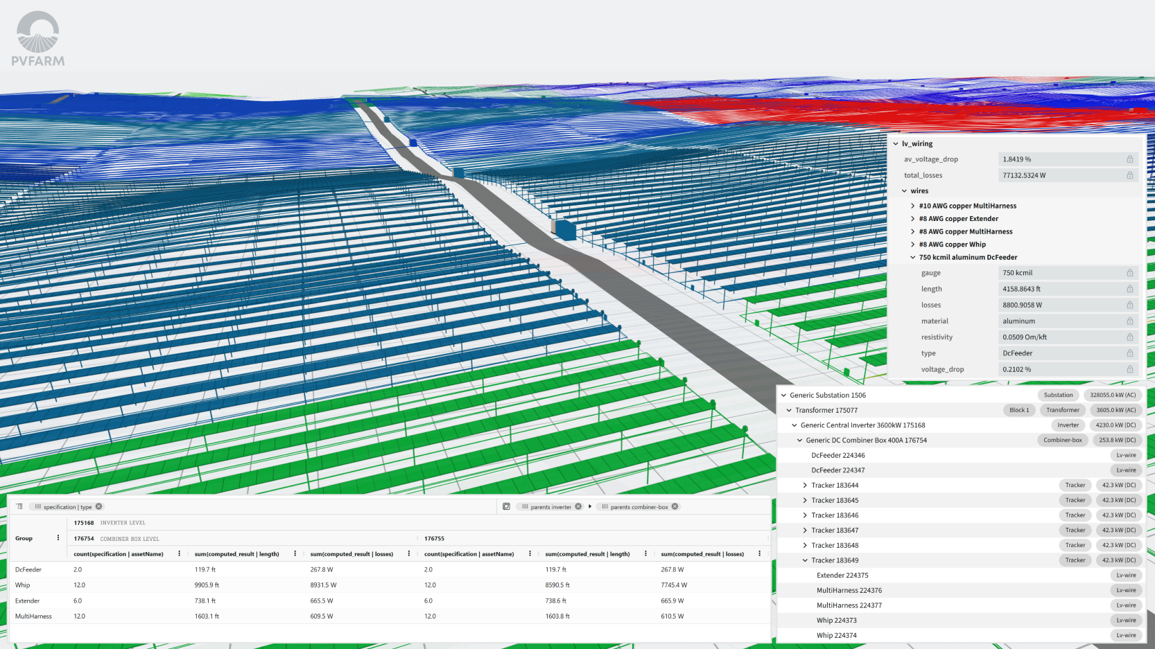 PVFARM’s positioning:  By modeling how bifacial solar PV modules interact with terrain, layout geometry, and reflective surfaces, PVFARM enables teams to evaluate bifacial performance early and make more confident, build-ready design decisions.