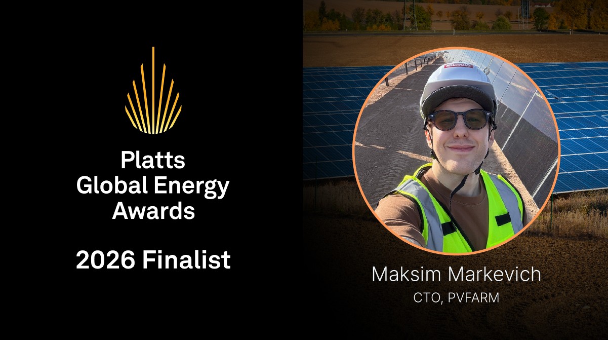 Maksim Markevich of PVFARM Announced as a Finalist for 2026 Platts Global Energy Awards