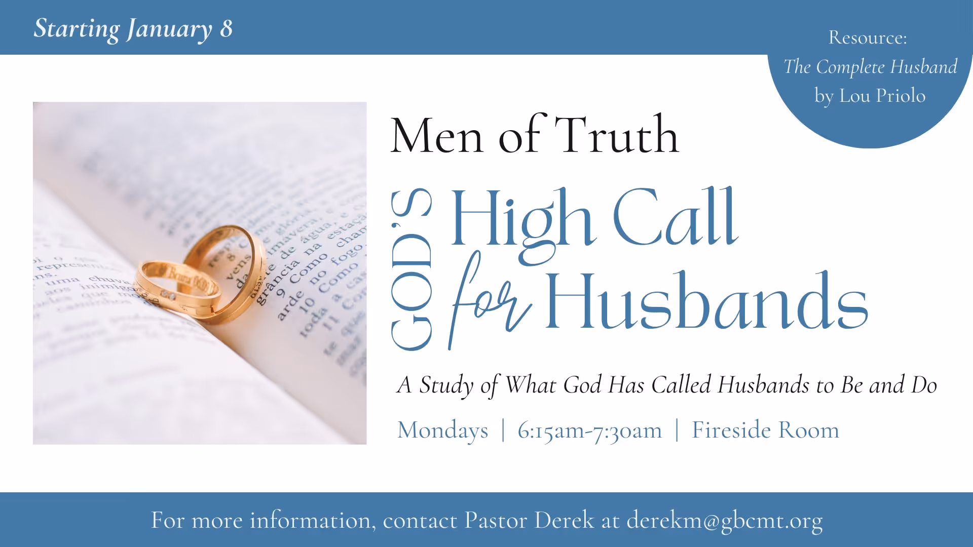 Bible Study Promotional Card Mockup